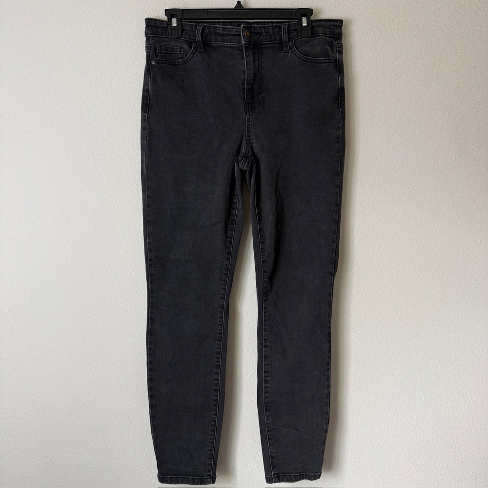 Buffalo David Bitton Mollie High Rise Stretch Skinny‎ Jeans Black Size 10/30